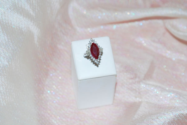 Ruby Ring with Diamonds 1