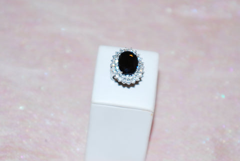 Sapphire Ring with Diamonds 3